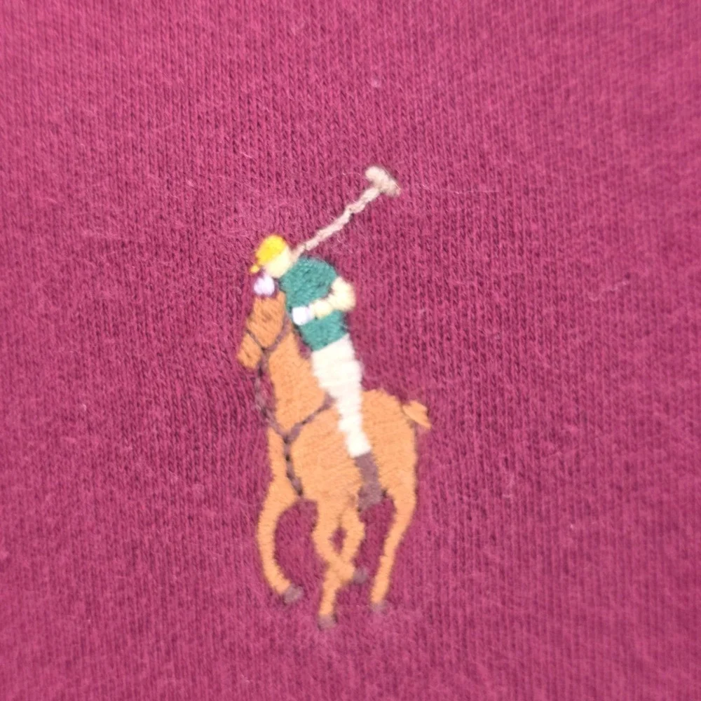 Polo Ralph Lauren Mens Large Golf Polo Shirt Classic Fit Burgundy Olive Lot of 2